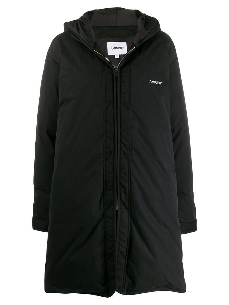 Ambush padded hooded coat - Black