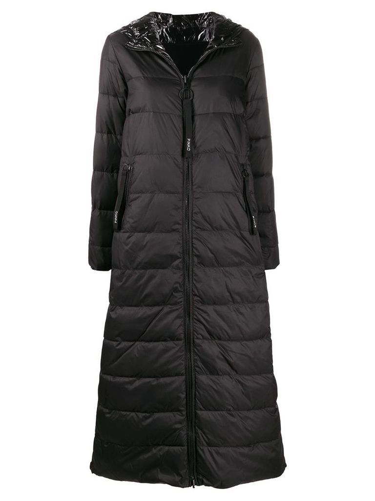 Pinko hooded padded coat - Black