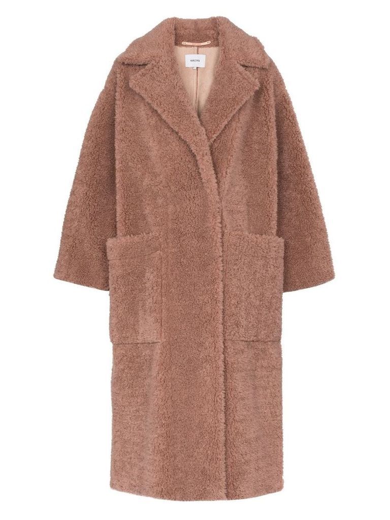 Nanushka Imogen faux fur coat - PINK