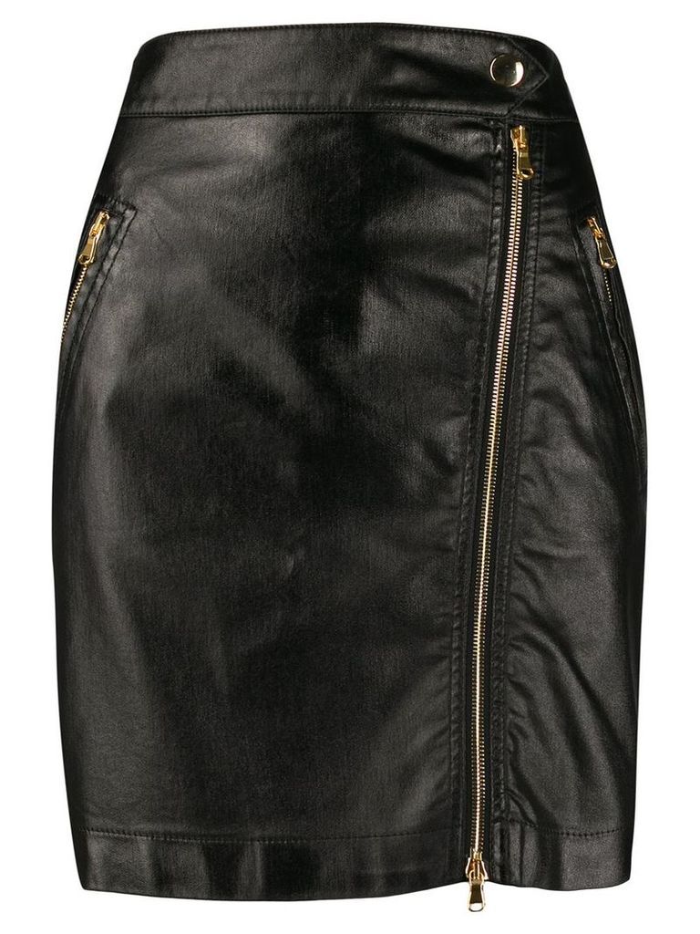 Moschino zipped short skirt - Black