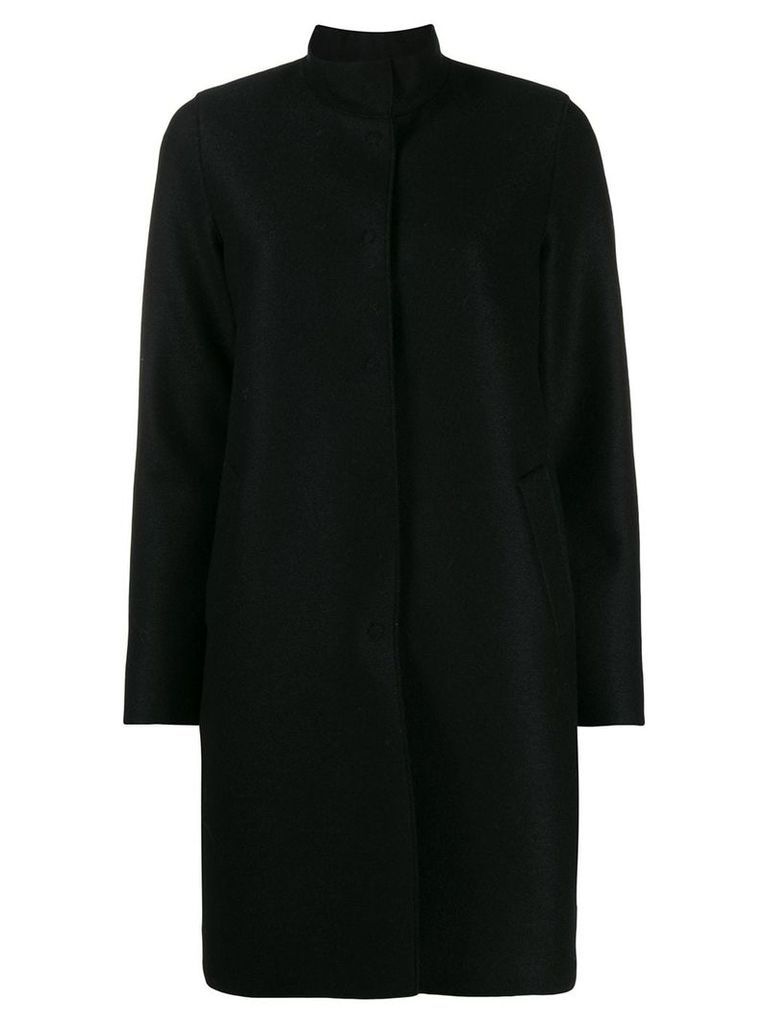 Harrys of London concealed button coat - Black
