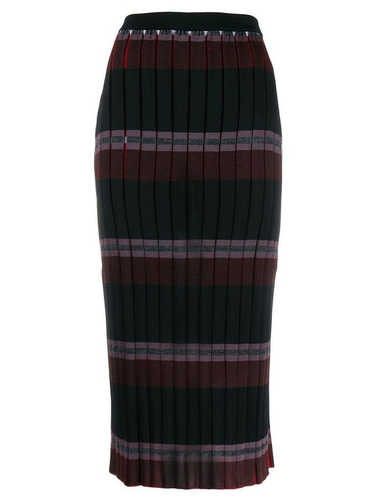 Marni pleated knitted skirt - Black