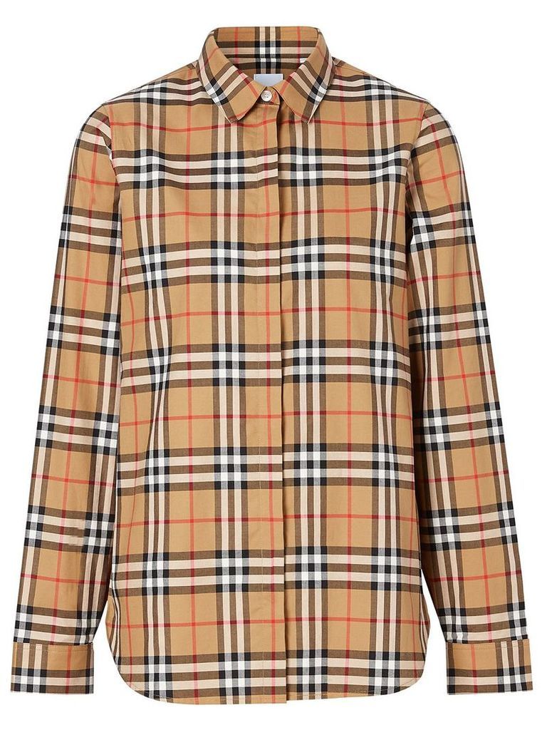 Burberry Vintage Check print shirt - Brown