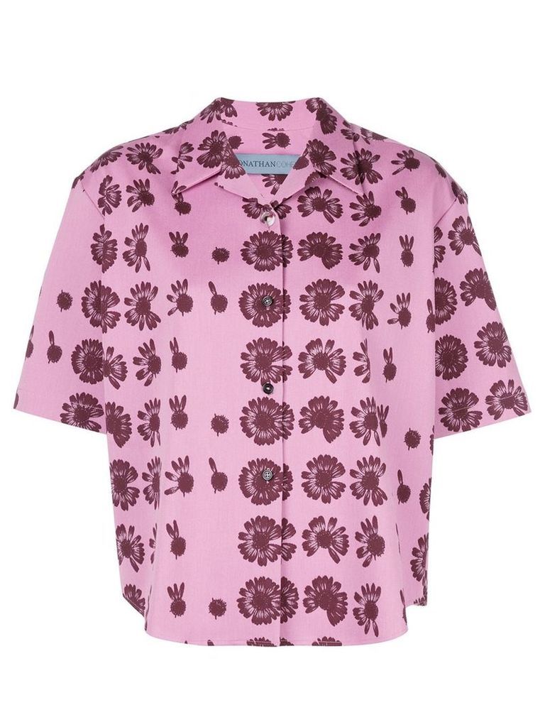Jonathan Cohen floral print shirt - PINK