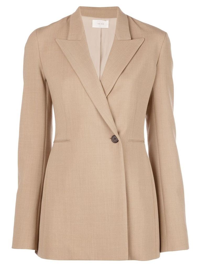 The Row boxy fit buttoned blazer - Brown