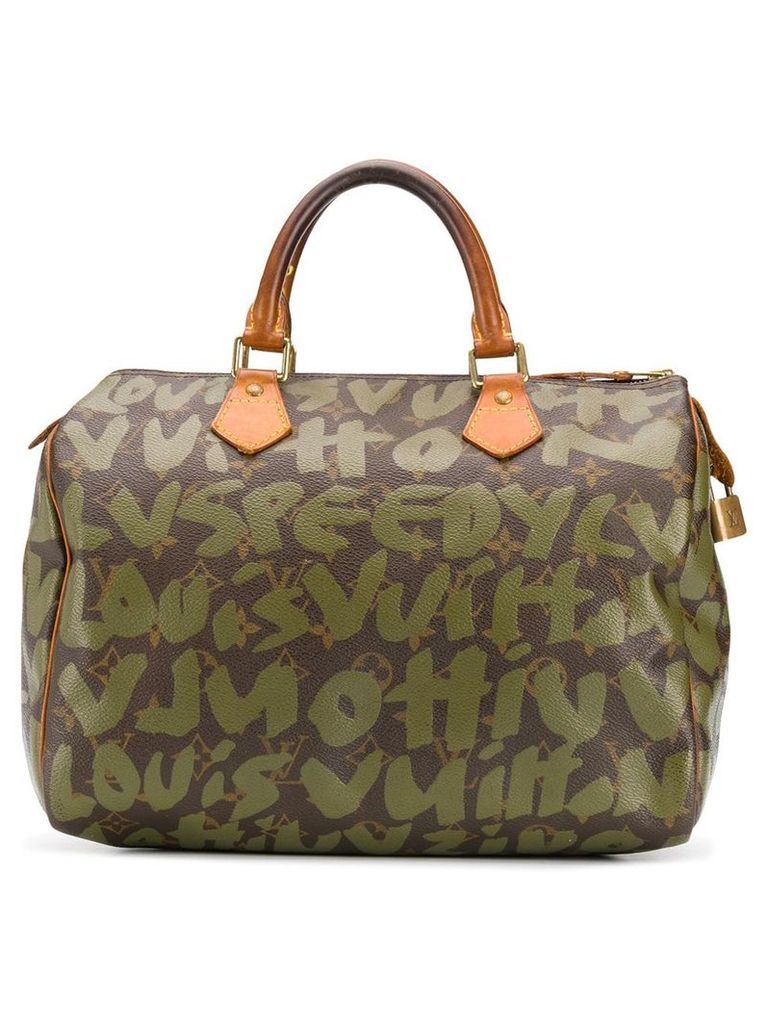 Louis Vuitton Pre-Owned 2001's Graffiti Speedy bag - Green