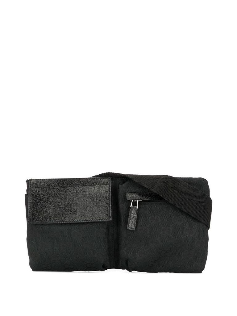 Gucci Pre-Owned GG pattern bum bag - Black