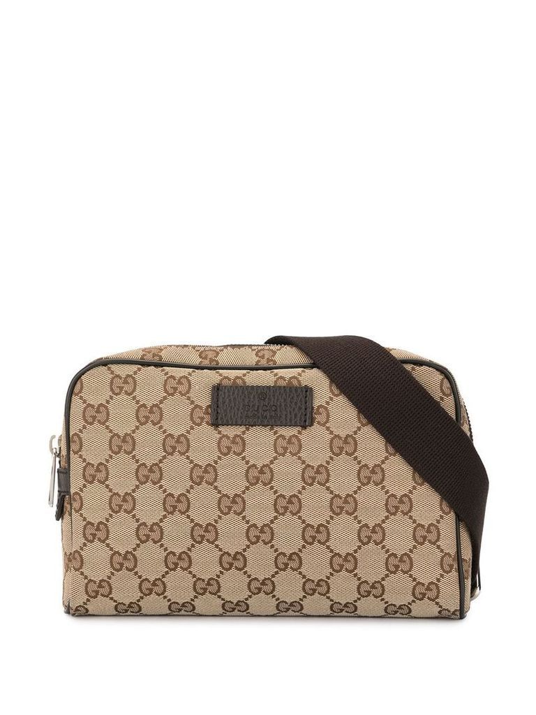 Gucci Pre-Owned GG Supreme belt bag - Brown