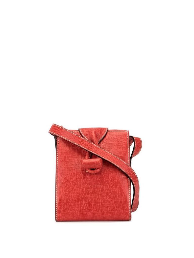 Loewe Pre-Owned boxy crossbody bag - Red