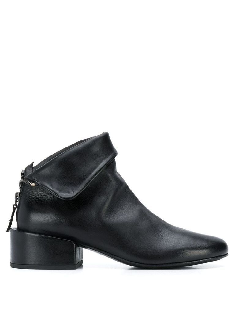Marsèll folded top ankle boots - Black