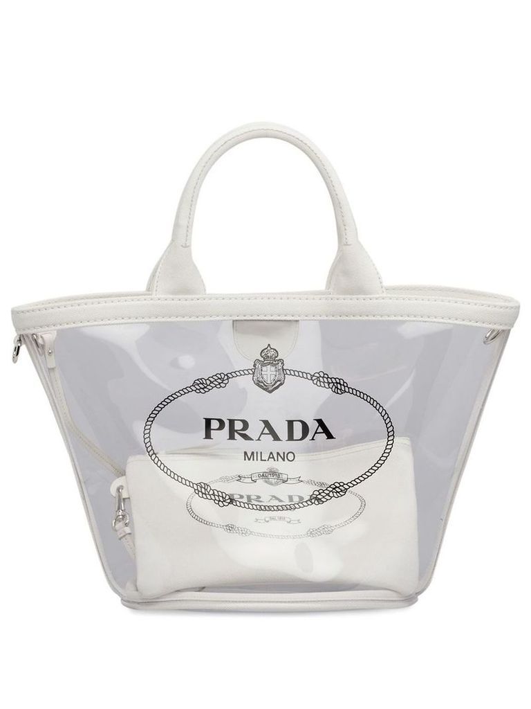Prada transparent handbag - White