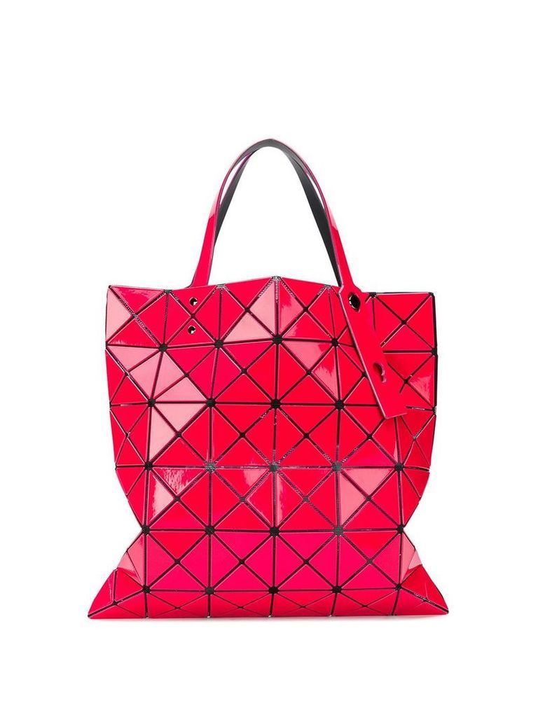 Bao Bao Issey Miyake geometric pattern tote bag - PINK