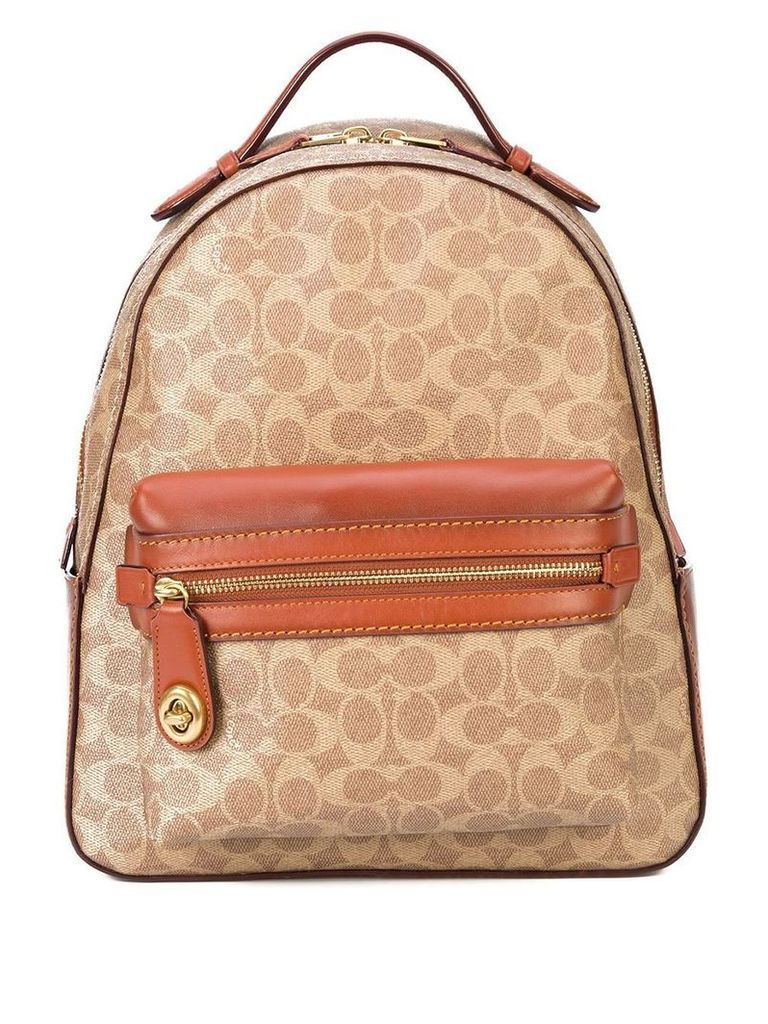 Coach signature Campus 23 backpack - Brown