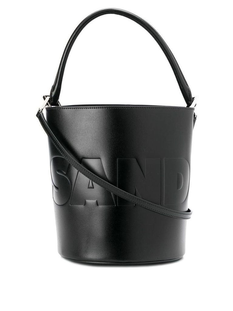 Jil Sander drawstring bucket bag - Black