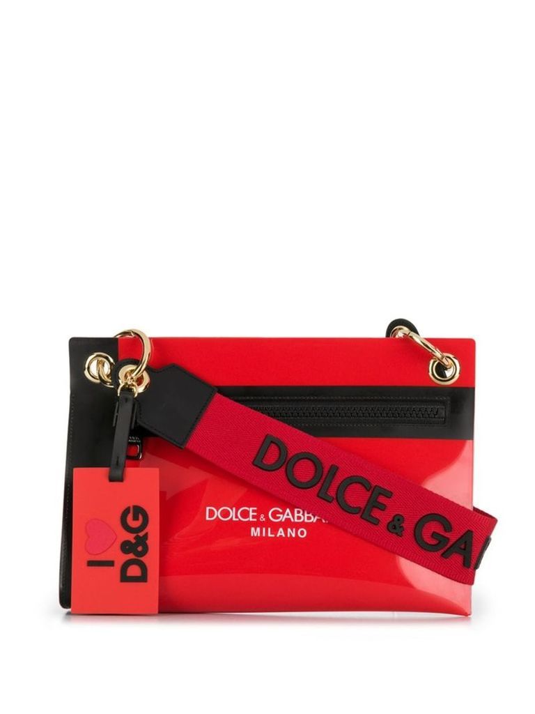 Dolce & Gabbana slim clutch bag - Red