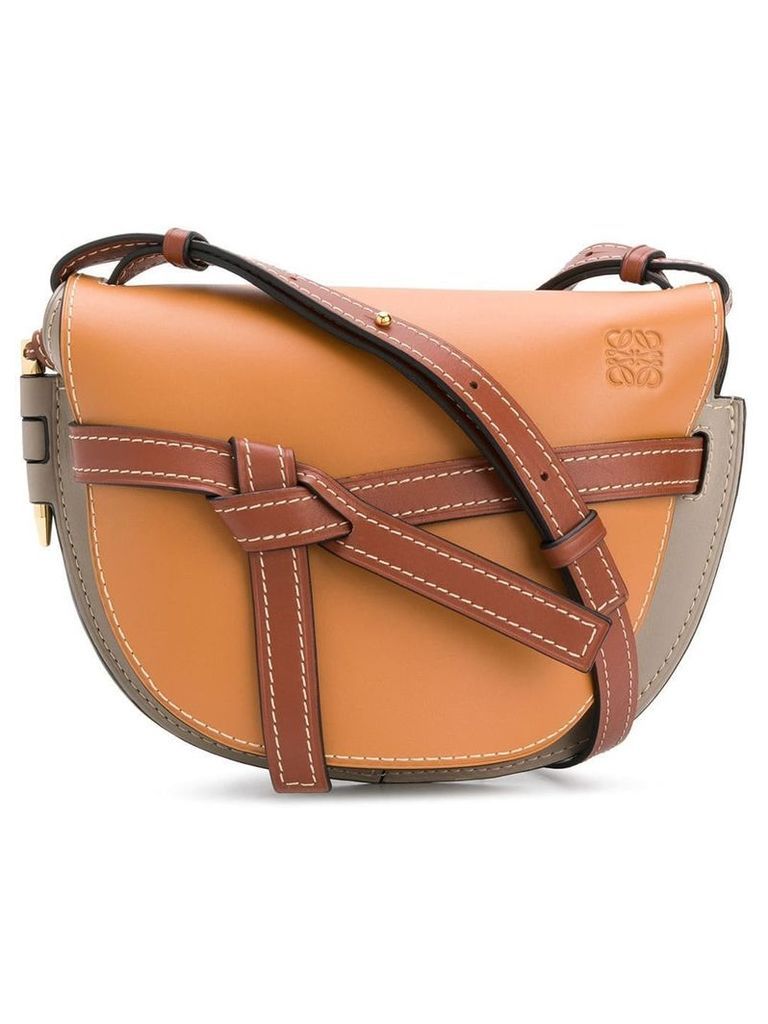 Loewe knot detail shoulder bag - Brown