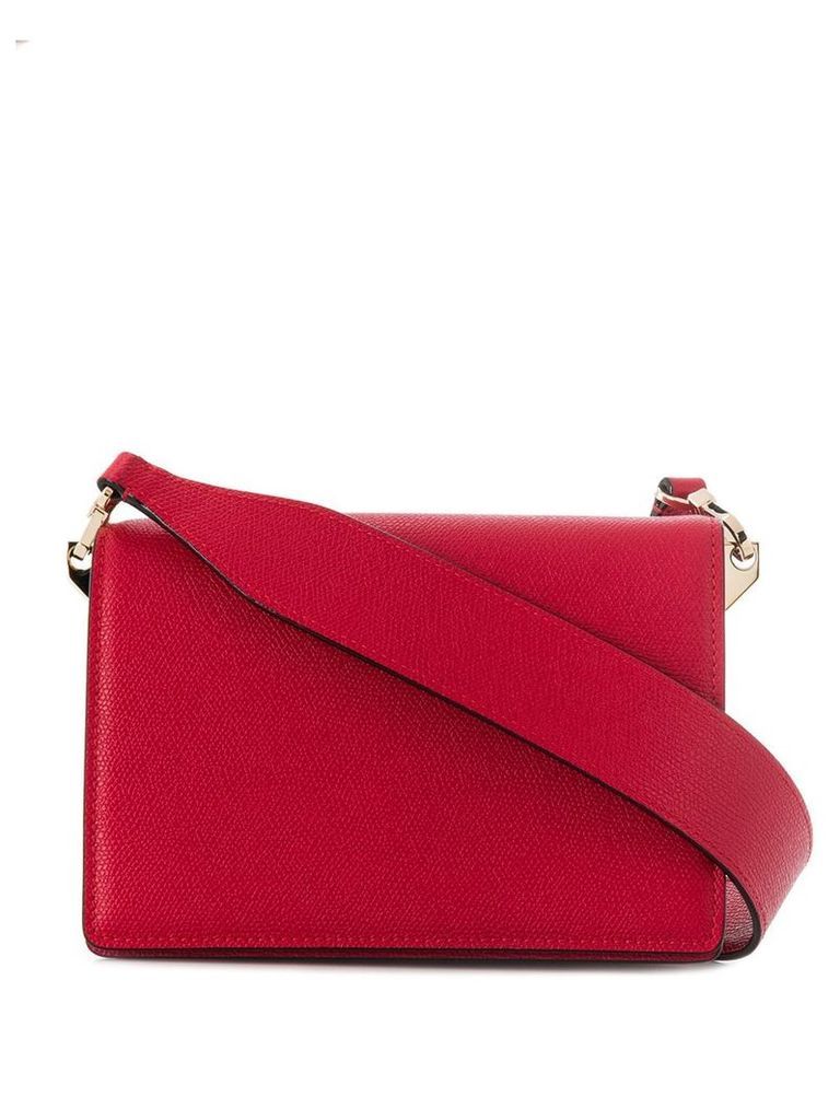 Valextra mini square cross body bag - Red