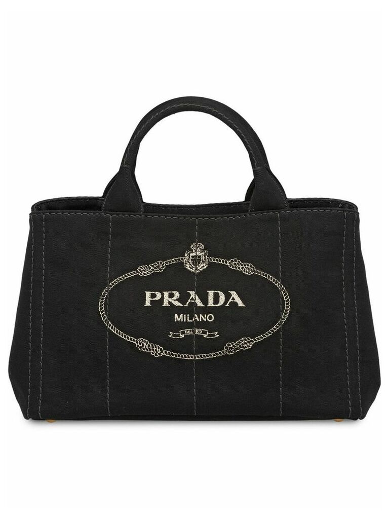 Prada Hemp fabric handbag - Black