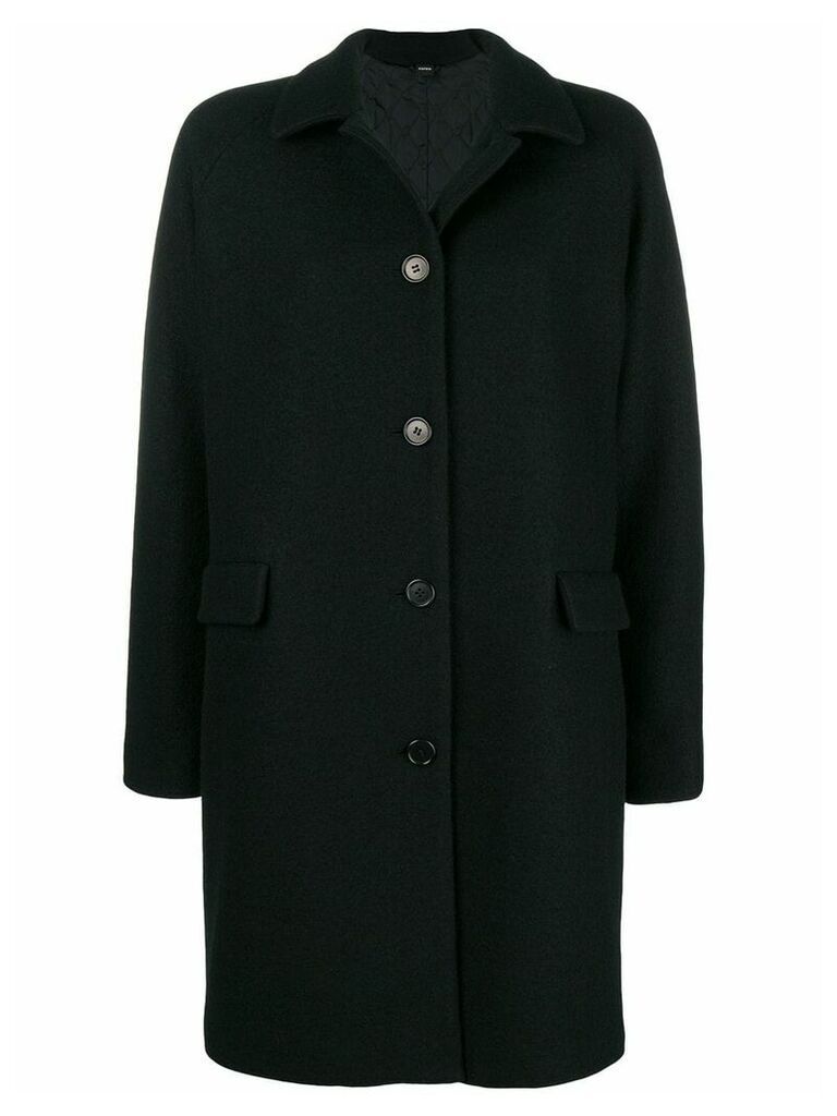 Aspesi single-breasted coat - Black