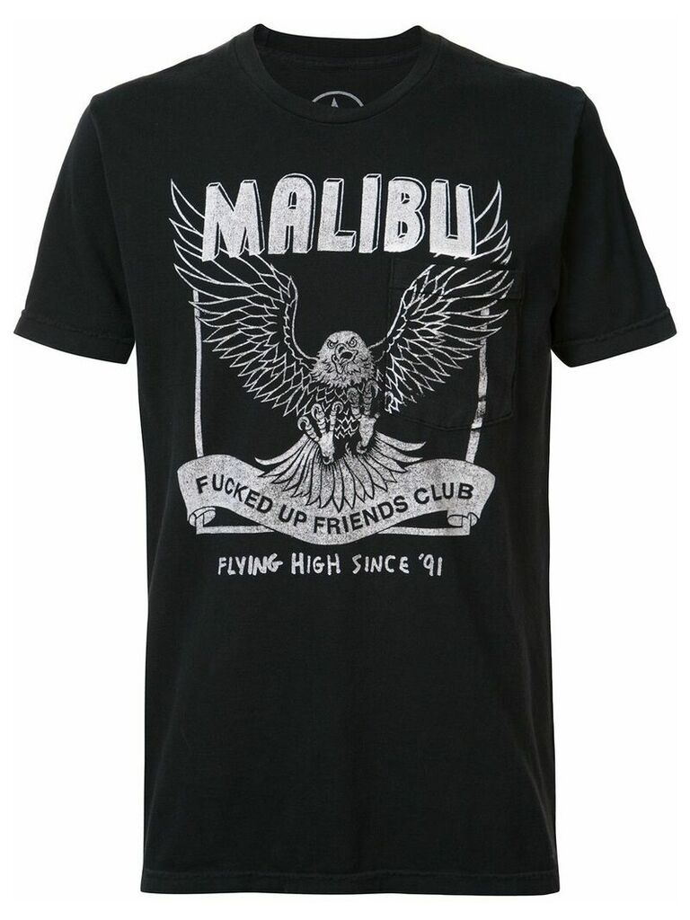 Local Authority Malibu FUFC pocket T-shirt - Black