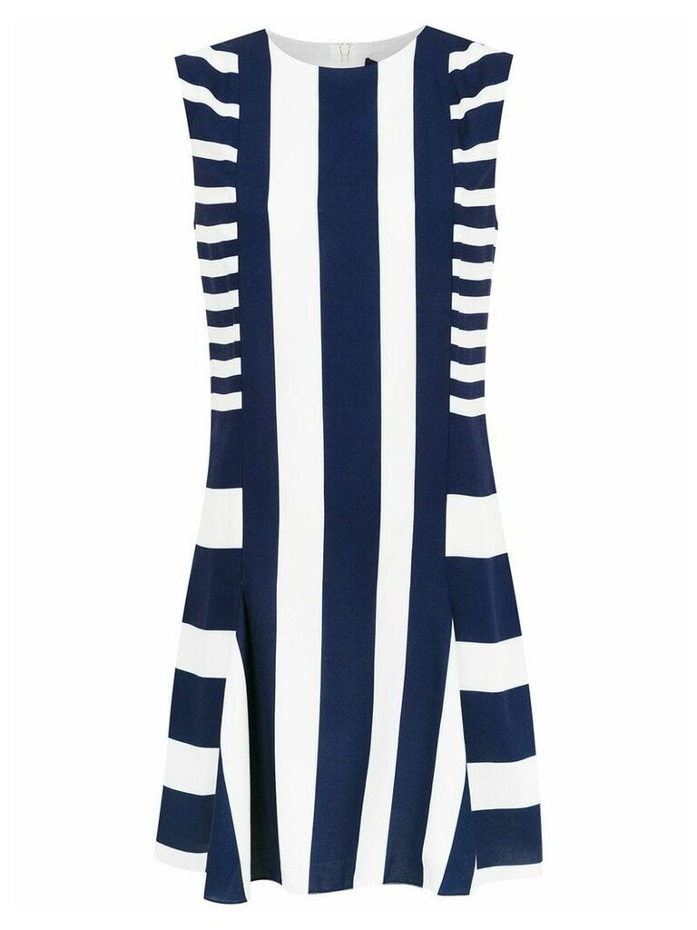 Gloria Coelho striped dress - Blue