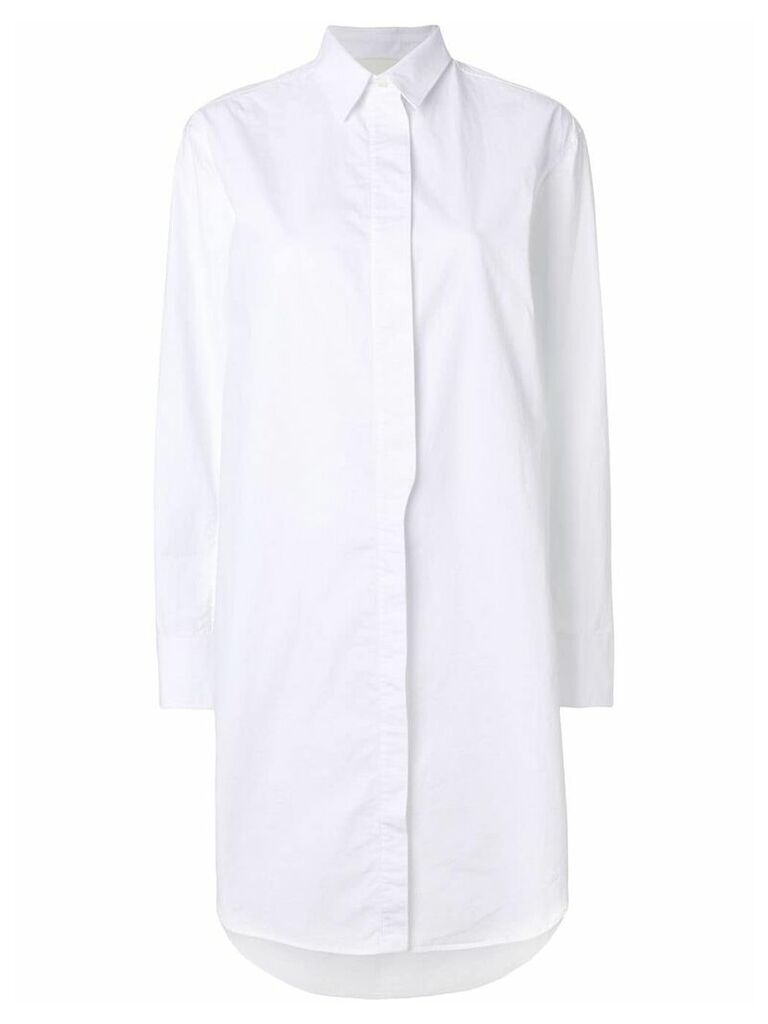 Cédric Charlier classic shirt dress - White