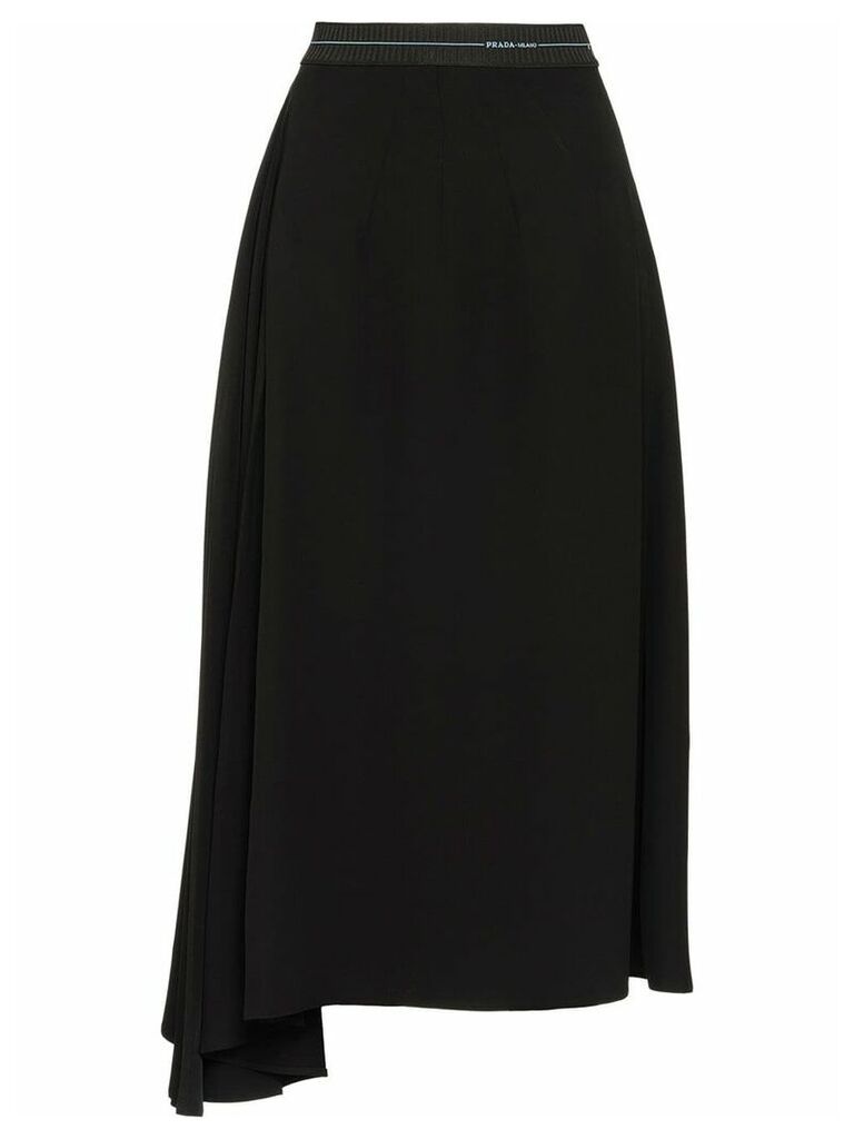 Prada asymmetric skirt - Black