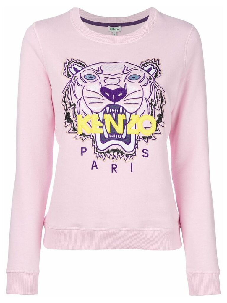 Kenzo Embroidered Tiger sweatshirt - Pink