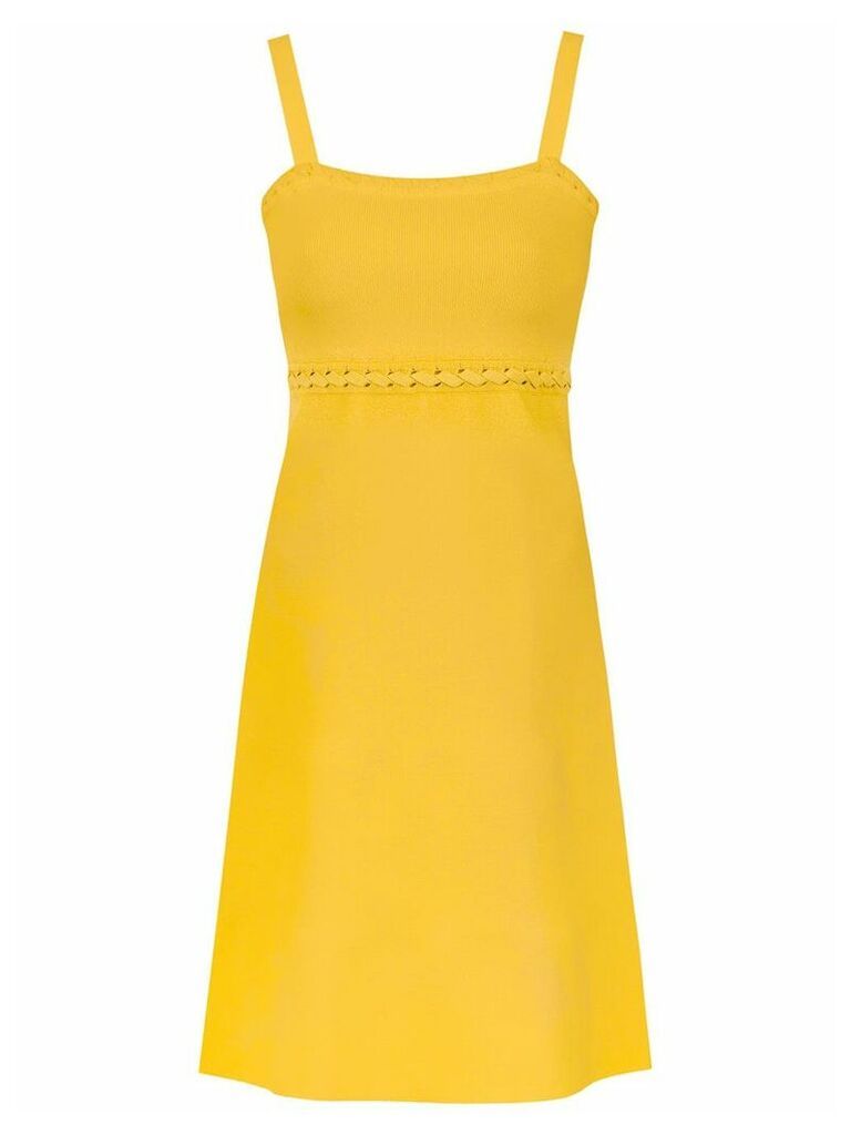 Egrey braided dress - Yellow