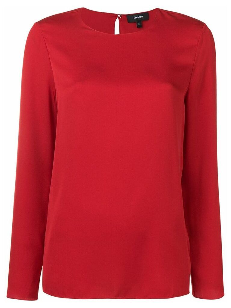 Theory longsleeved blouse - Red