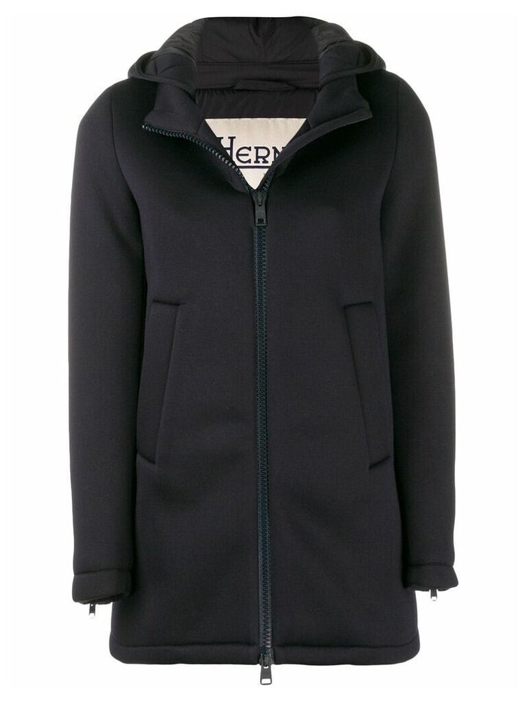 Herno hooded coat - Blue