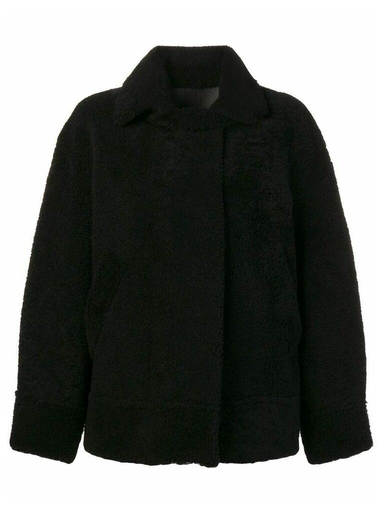 Sprung Frères shearling bomber coat - Black