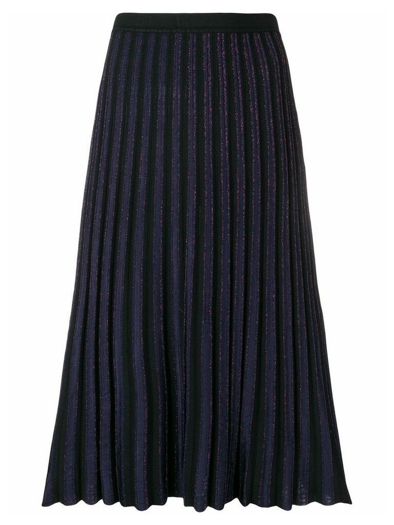 Diane von Furstenberg pleated midi skirt - Black