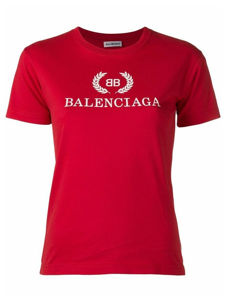 Balenciaga BB Balenciaga printed T-shirt - Red
