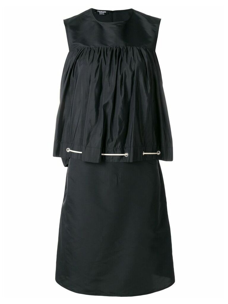 Calvin Klein 205W39nyc drawstring smock dress - Black