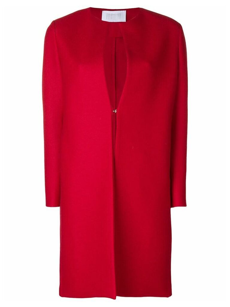 Harris Wharf London loose mid-length coat - Red