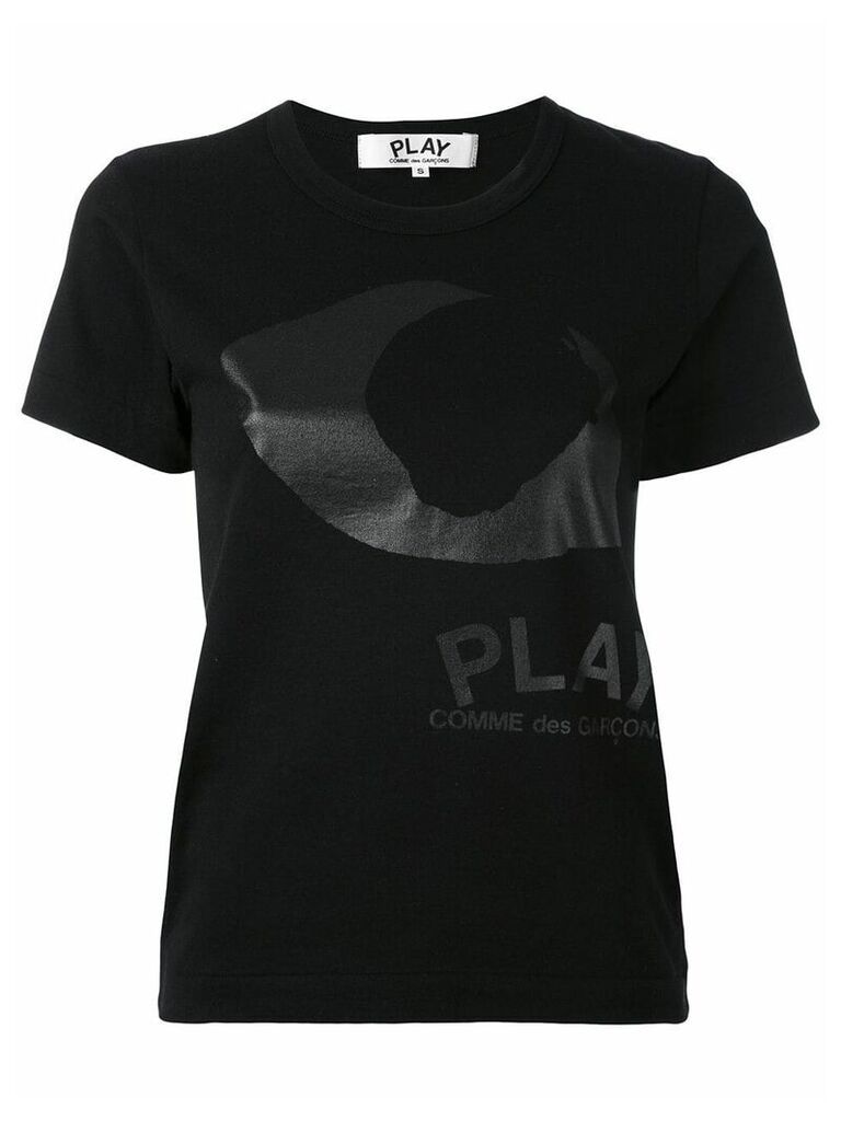 Comme Des Garçons Play eye print T-shirt - Black