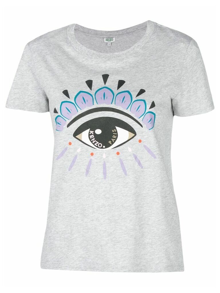 Kenzo eye print T-shirt - Grey