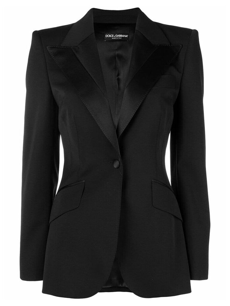 Dolce & Gabbana fitted waist jacket - Black