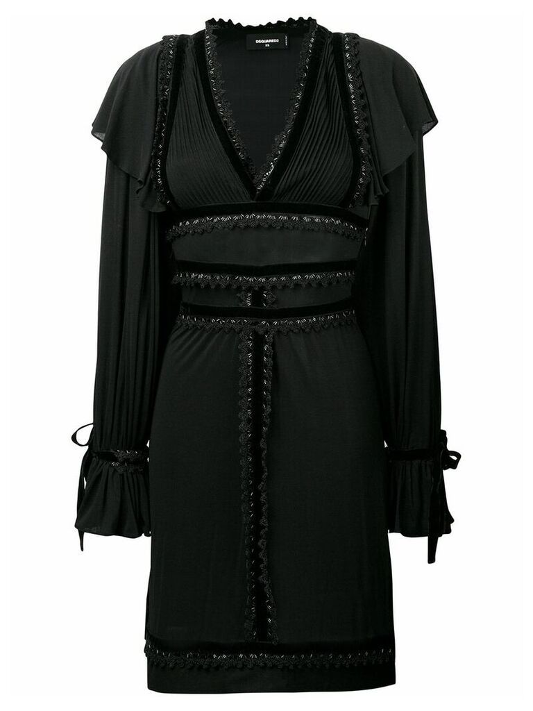 Dsquared2 embellished empire dress - Black
