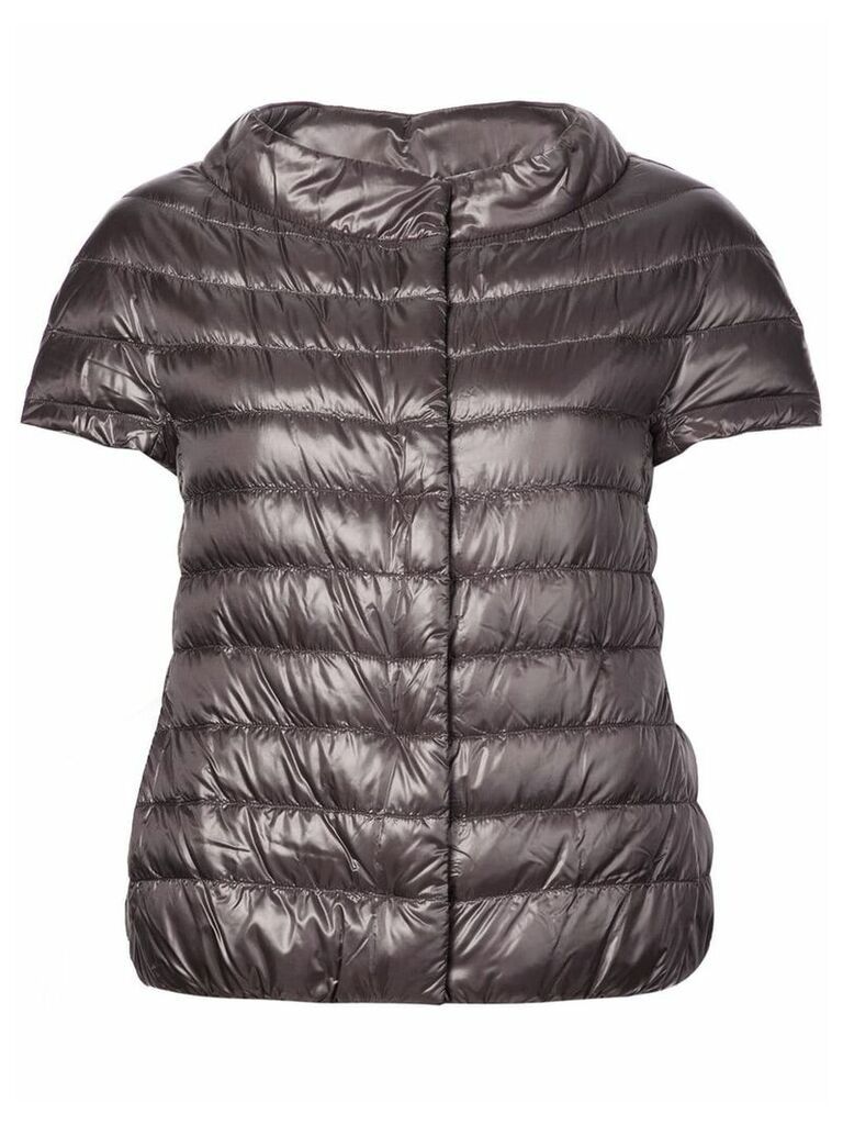 Herno shortsleeved quilted gilet - Grey