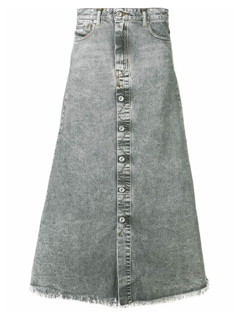 Diesel A-line skirt in denim - Grey