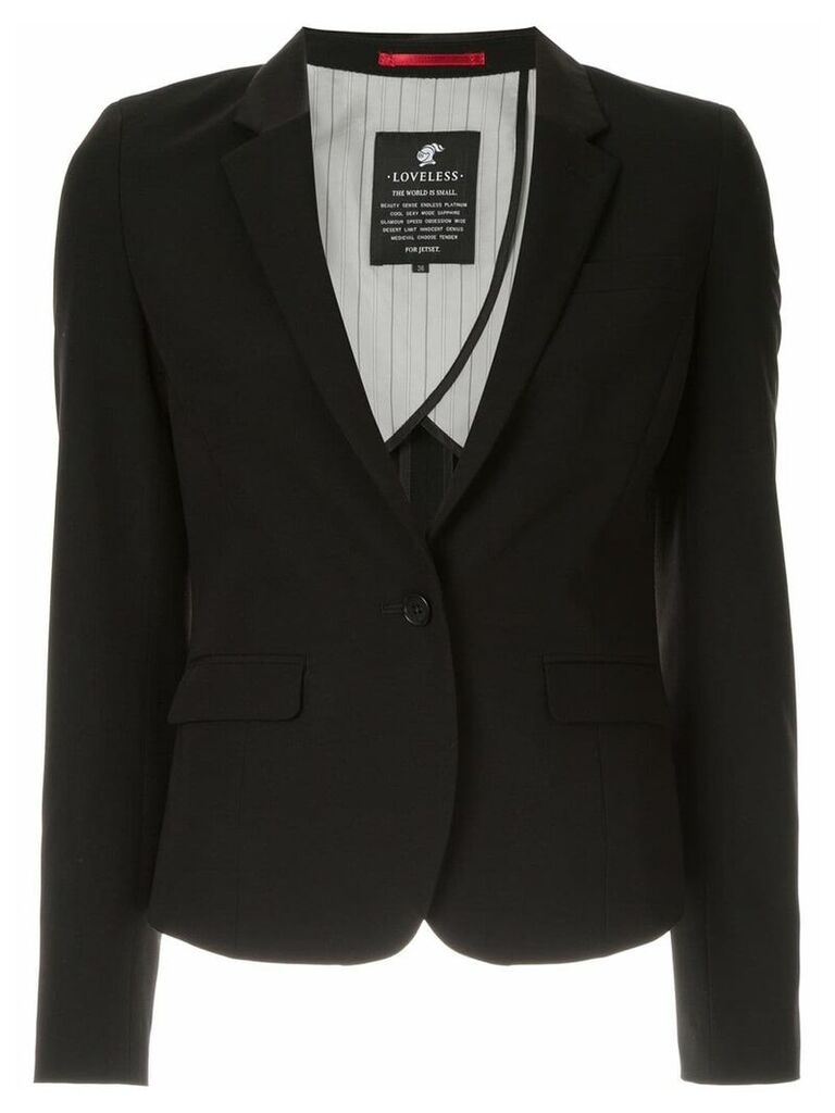 Loveless classic fitted blazer - Black