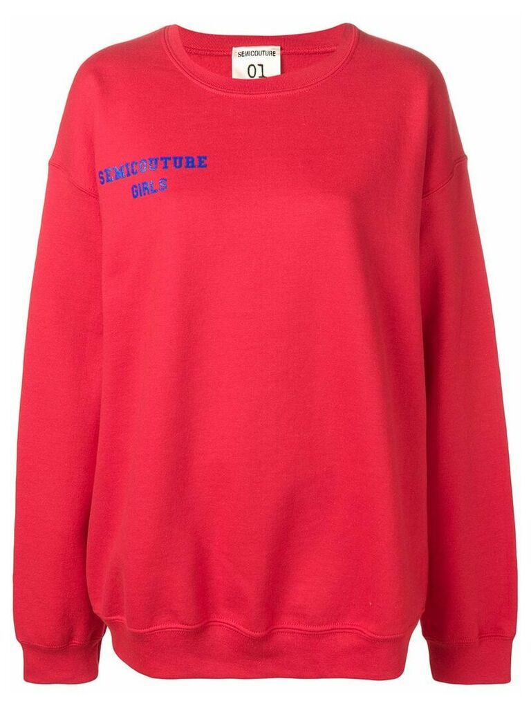 Semicouture 'Gaia' sweatshirt - Red