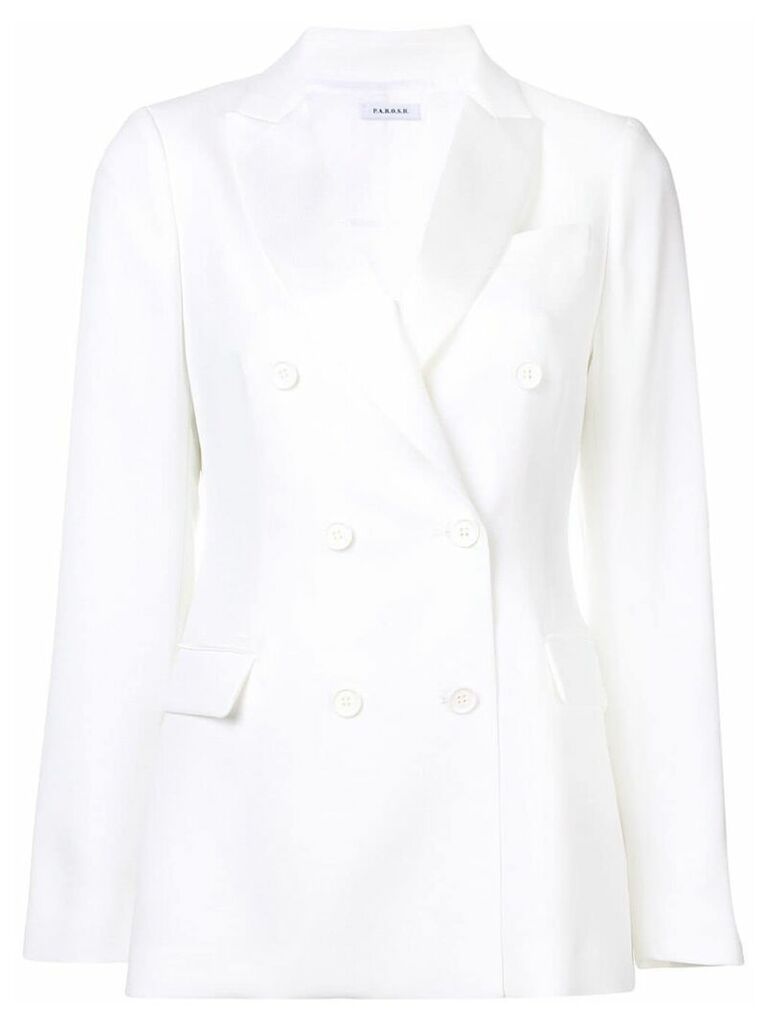 P.A.R.O.S.H. double-breasted blazer - White