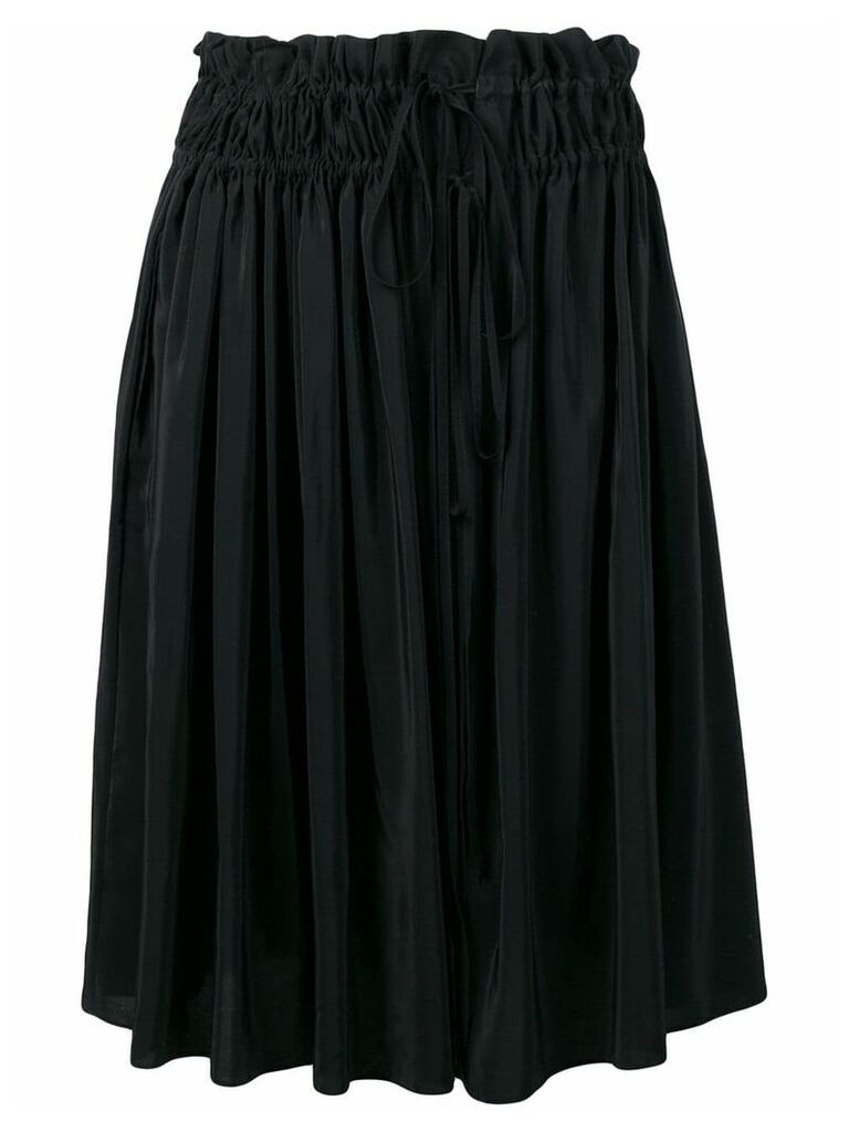 Jil Sander Navy elasticated waist skirt - Black