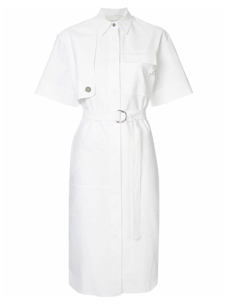 Cédric Charlier shirt dress - White