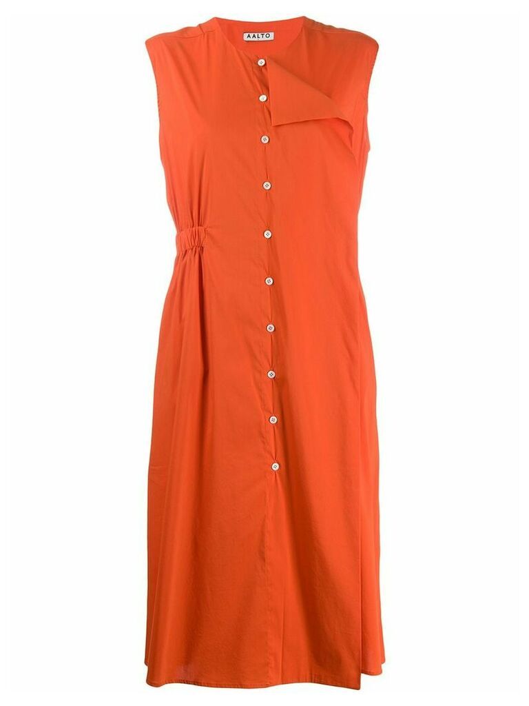 Aalto button-down dress - Orange