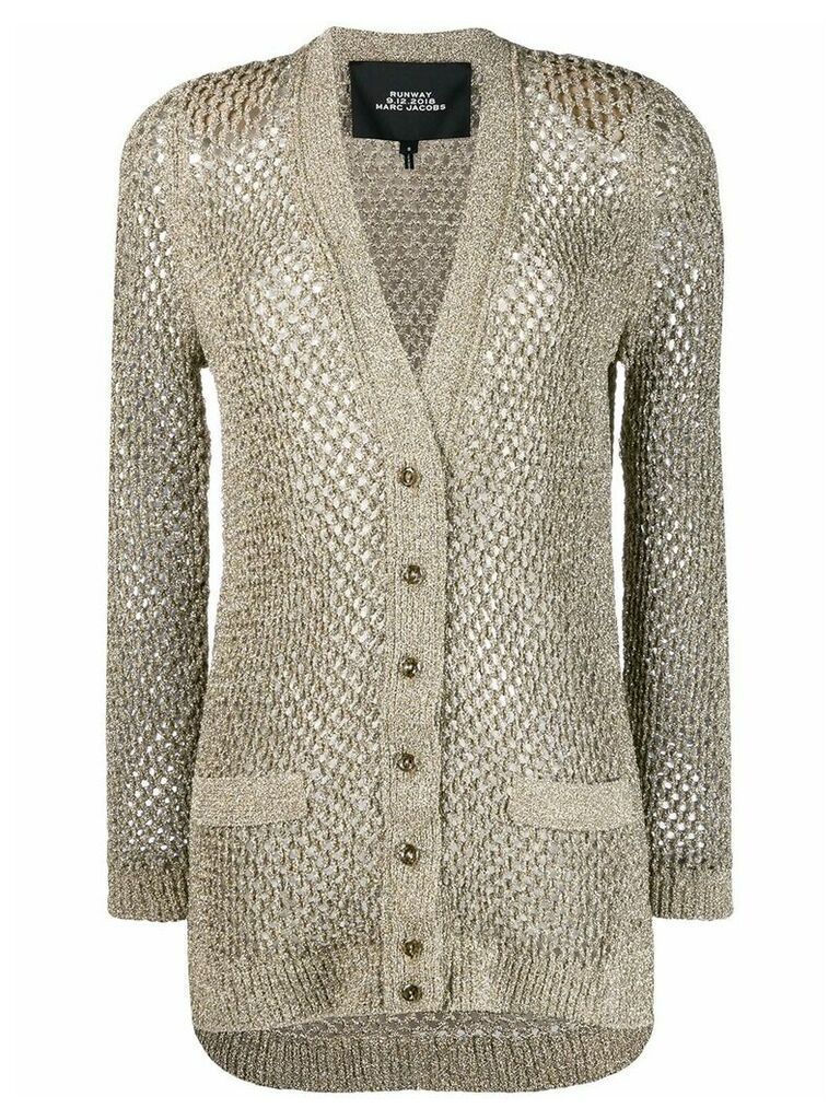 Marc Jacobs knitted cardigan coat - GOLD