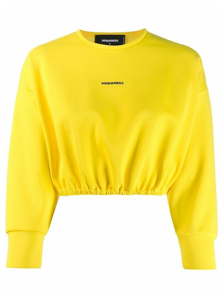 Dsquared2 contrast logo jumper - Yellow